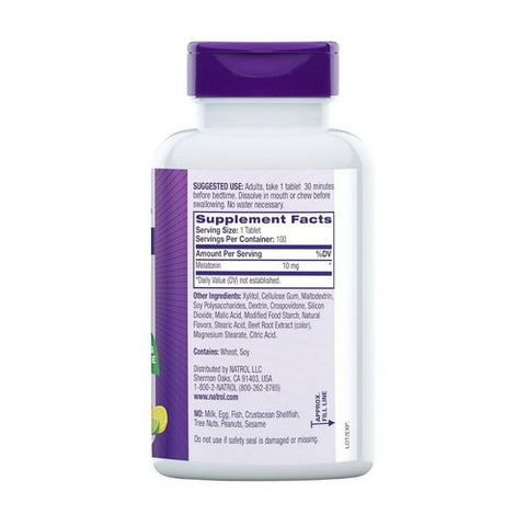 Natrol, Melatonin, 10 mg, Citrus Punch 100 Tabs