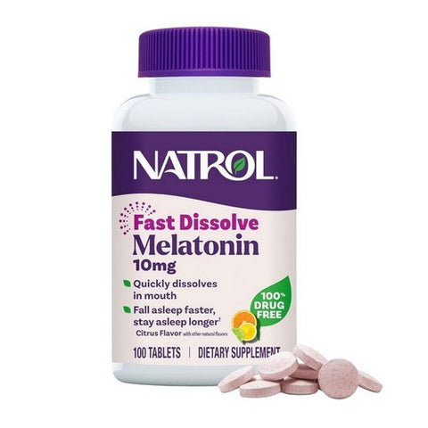 Natrol, Melatonin, 10 mg, Citrus Punch 100 Tabs