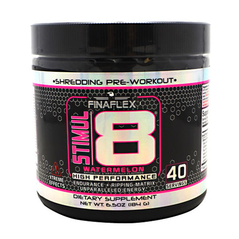 Stimul8 High Performance Pre-Workout Powder Watermelon 40 Servings by Finaflex