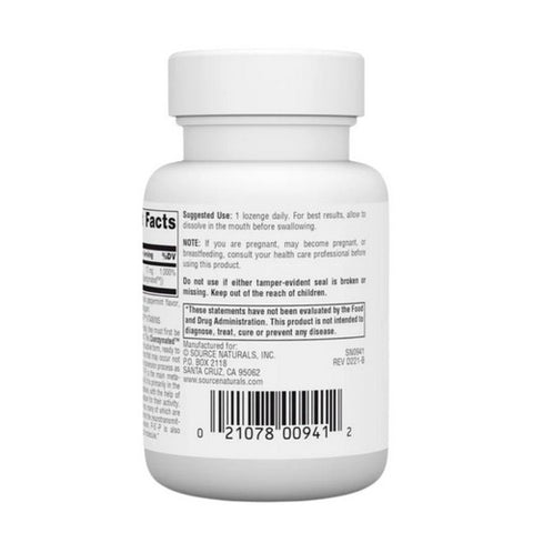 Source Naturals, Coenzymated B-6 Sublingual, 25 mg, 60 Tabs