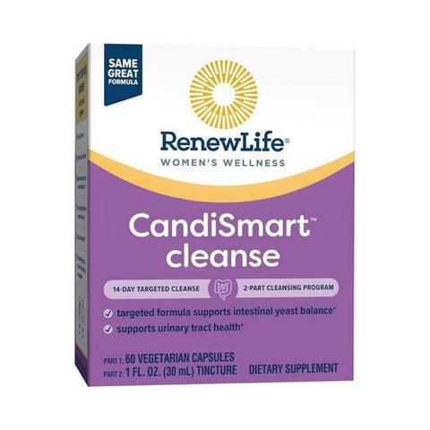 Renew Life, CandiSmart Yeast Balancing 15-Day Program, 2-PT KIT Capsules & Tincture
