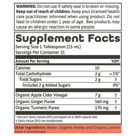 Dynamic Health Laboratories, Apple Cider Vinegar with Mother Certified Organic, 16oz