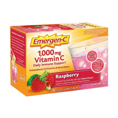 Emergen-C, Vitamin C Drink Mix Packets, Count of 30