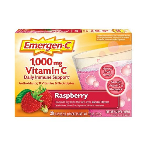 Emergen-C, Vitamin C Drink Mix Packets, Count of 30