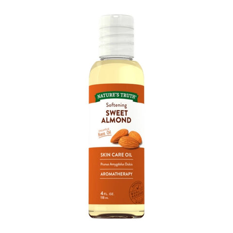 Nature's Truth, Sweet Almond Skin Care Oil Unscented, 4 Oz