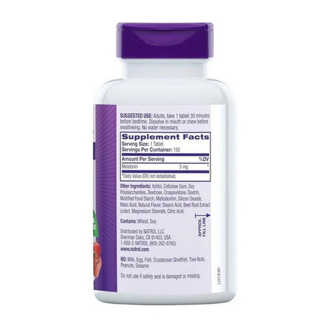 Natrol, Melatonin Fast Dissolve, 5 mg, 150 Count