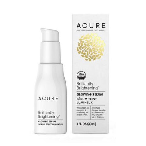 Acure, Brilliantly Brightening Glowing Serum, 1 Oz