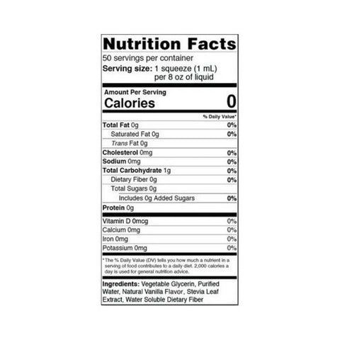 Sweetleaf Stevia, SweetLeaf Sweet Drops, Vanilla 1.7 Oz