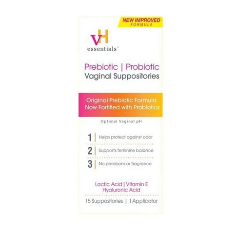Womens Health Formulas / Lake Consumer Products, Vaginal Suppositories Prebiotic, 15 Count