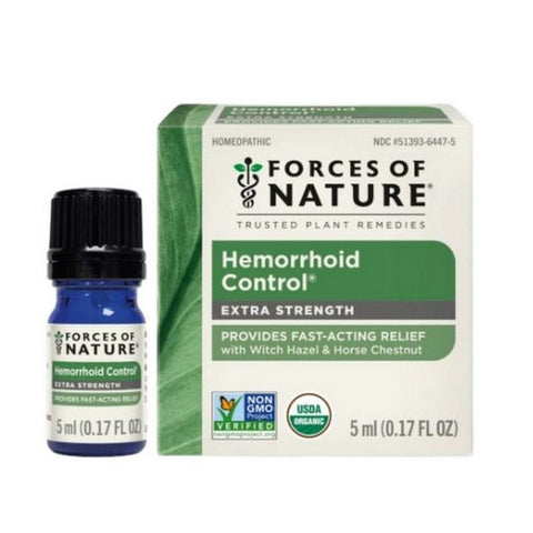 Forces of Nature, Hemorrhoid Control Extra Strength, 5 ml