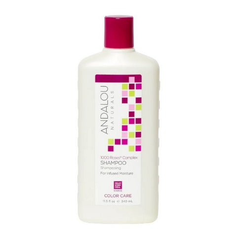 Andalou Naturals, 1000 Roses Complex Color Care Shampoo, 11.5 Oz