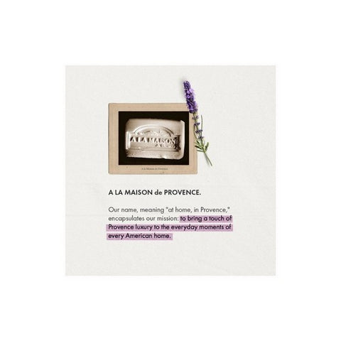 A La Maison, Hand & Body Bar Soap, Sweet Almond 4/3.5 Oz