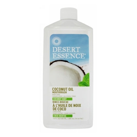 Desert Essence, Coconut Oil Mouthwash, Coconut Mint, 16 Oz