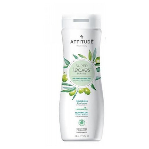 Attitude, Natural Shower Gel, Nourishing 16 Oz
