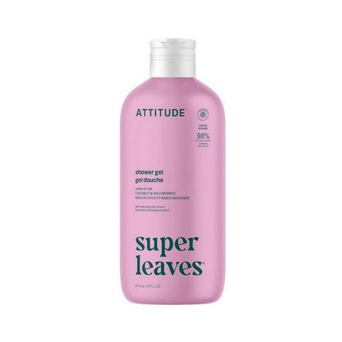 Attitude, Natural Shower Gel, Soothing 16 Oz