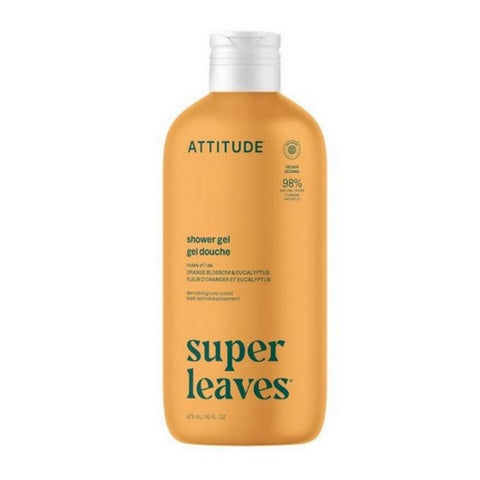Attitude, Natural Shower Gel, Energizing 16 Oz