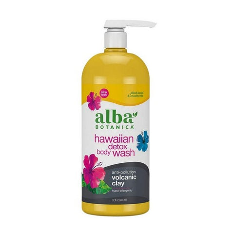 Alba Botanica, Hawaiian Detox Body Wash, 32 Oz