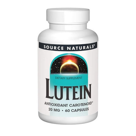 Source Naturals, Lutein, 20 mg, 60 Caps