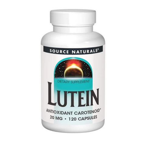 Source Naturals, Lutein, 20 mg, 120 Caps