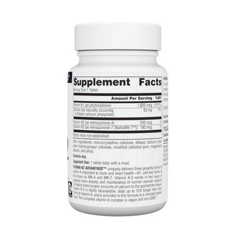 Source Naturals, Vitamin K-2 Advantage, 2200 mcg, 120 Tabs