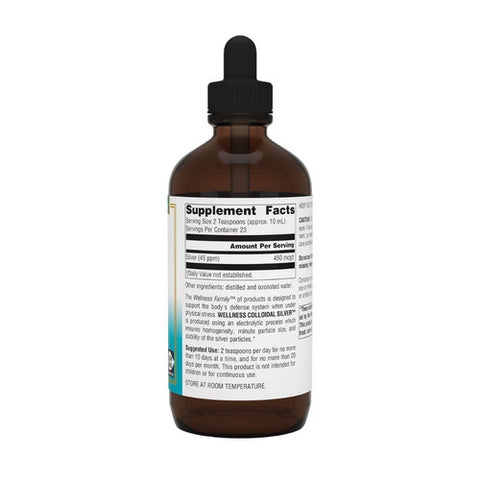 Source Naturals, Wellness Colloidal Silver, 45 PPM, 8 Oz