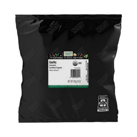Frontier Coop, Organic Granulated Garlic, 16 Oz