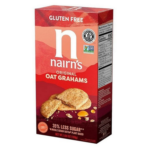 Nairns, Gluten Free Oatmeal Grahams, 5.64 Oz(Case Of 6)