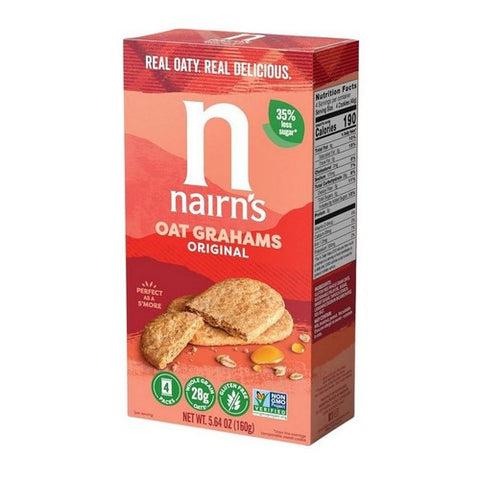 Nairns, Gluten Free Oatmeal Grahams, 5.64 Oz(Case Of 6)