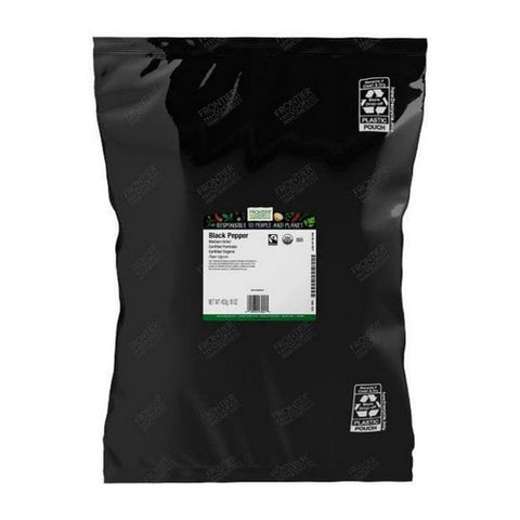Frontier Coop, Organic Black Pepper Medium Grind, 16 Oz