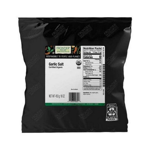 Frontier Coop, Organic Garlic Salt, 16 Oz