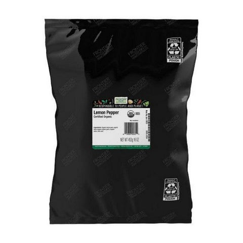 Frontier Coop, Organic Lemon Pepper, 16 Oz