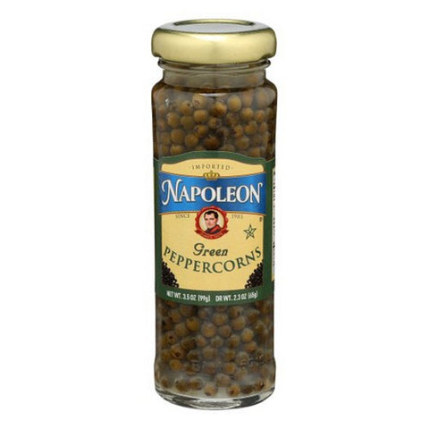 Napoleon Co, Green Peppercorn, 3.5 Oz(Case Of 12)