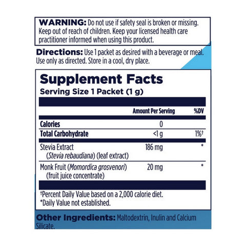 Kal, Stevia Plus Monk Fruit Unflavored, 100 Count