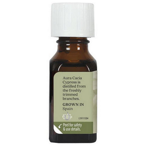 Aura Cacia, Essential Oil Cypress, (cypressus sempervirens) 0.5 Fl Oz