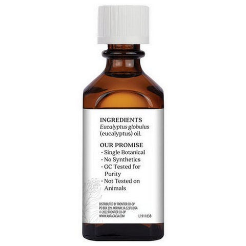 Aura Cacia, Essential Oil Eucalyptus, (e. globulus) 2 Fl Oz