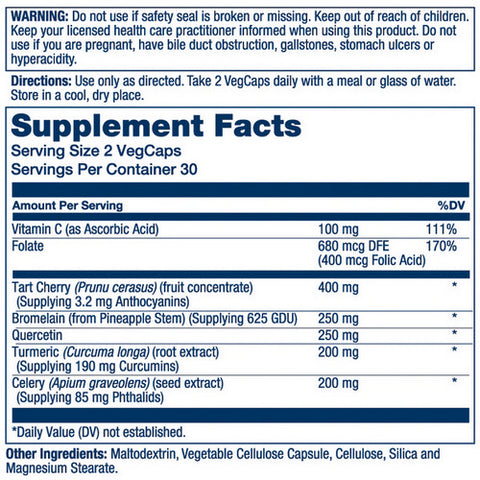 Solaray, Total Cleanse Uric Acid, 60 Veg Caps