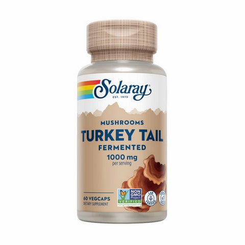 Solaray, Fermented Turkey Tail, 500 mg, 60 Veg Caps