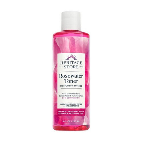 Heritage Store, Rose Petals Rosewater Facial Toner, 8 Oz
