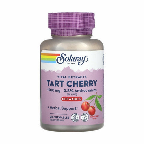 Solaray, Tart Cherry, 500 mg, 90 Chews