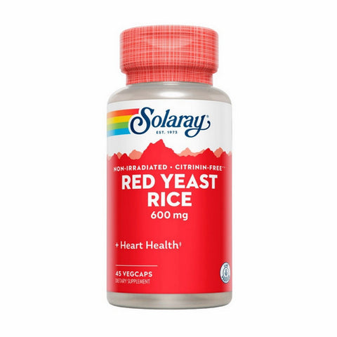 Solaray, Red Yeast Rice, 600 mg, 45 Veg Caps
