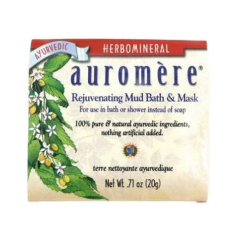 Auromere, Ayurvedic Herbomineral Mudbath Powder, 20 GMS