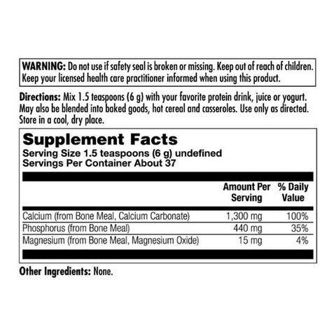 Kal, Bone Meal, Unflavored 8 Oz