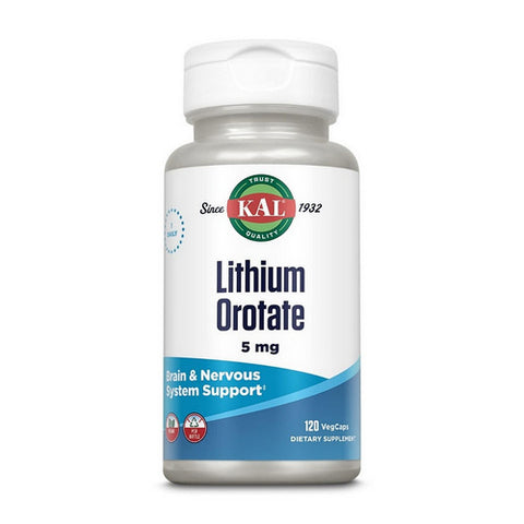 Kal, Lithium Orotate, 120 Veg Caps