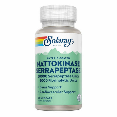 Solaray, Nattokinase Serrapeptase, 30  Count