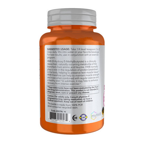 Now Foods, HMB Powder, 90 Grams