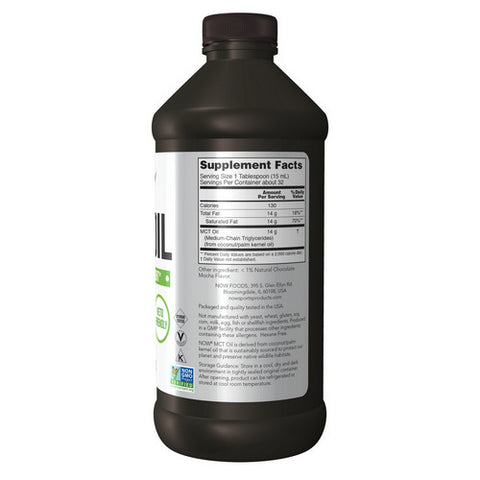 Now Foods, MCT Oil, Chocolate Mocha 16 Oz