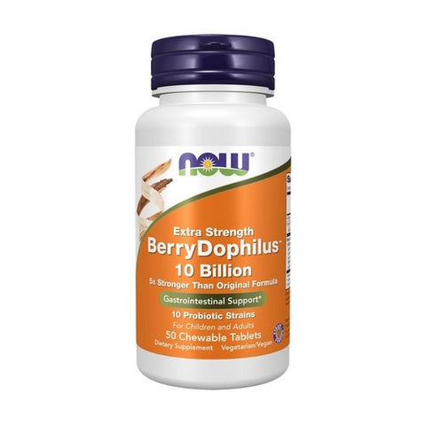 Now Foods, Berry Dophilus 10 Billion, 50 Chews