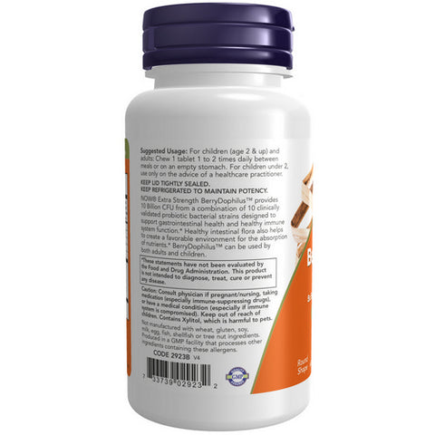 Now Foods, Berry Dophilus 10 Billion, 50 Chews