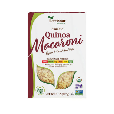 Now Foods, Organic Quinoa Macaroni Pasta, 8 Oz