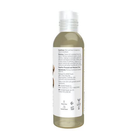 Now Foods, Castor Oil, 4 Oz